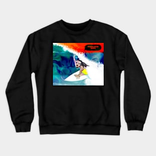 Screaming knotty ends surf Crewneck Sweatshirt